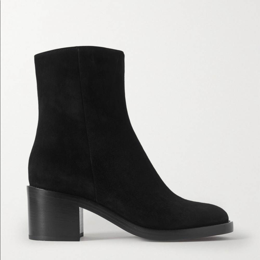 Gianvito Rossi Suede Ankle Boots